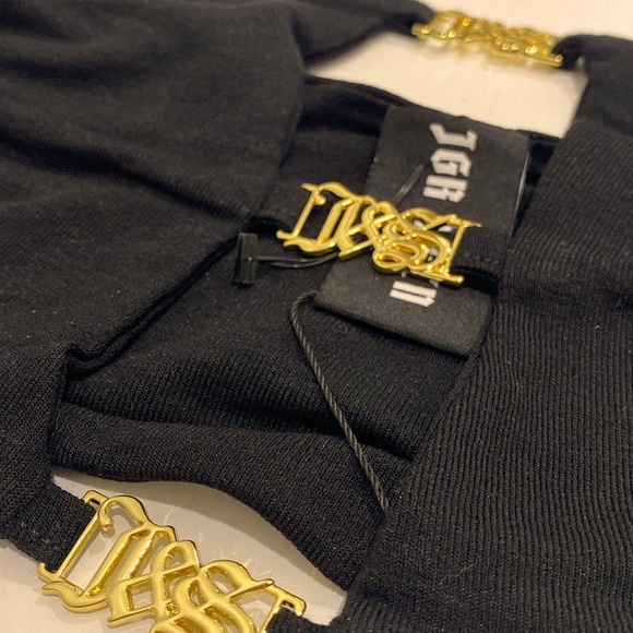 NWT JAGGER & STONE CLAUDIA BOOB TUBE BLACK |Size - Picture 6 of 9